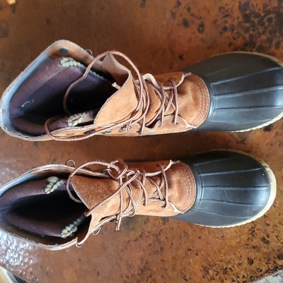 LaCrosse Vintage Gum Tread Removable Insulated Liner Lace-up Duck Sz 9 Boots - Picture 1 of 9
